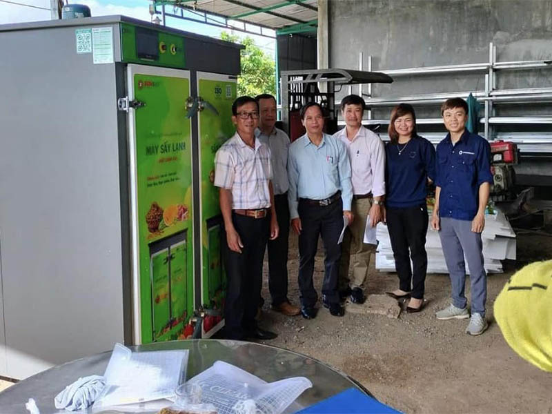 SUNSAY rất vinh dự khi được khách hàng lựa chọn để lắp đặt máy sấy lạnh đối lưu 3D 40 Khay đến Đắk Lắk